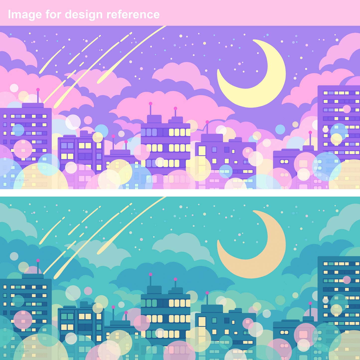 Magical Night Desk Mat ~ Dreamy Version ~